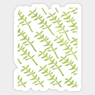 Green Branches Sticker